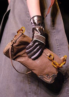 Miu Miu Cowboy Jacquard Shoulder Bags FW2004