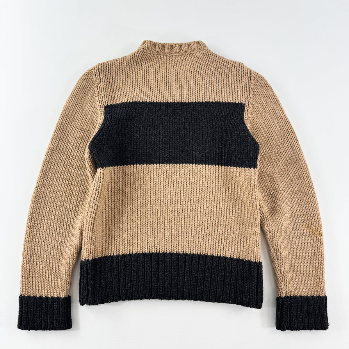 Dolce & Gabbana Heavy Knit with Colour Block Design 1990s