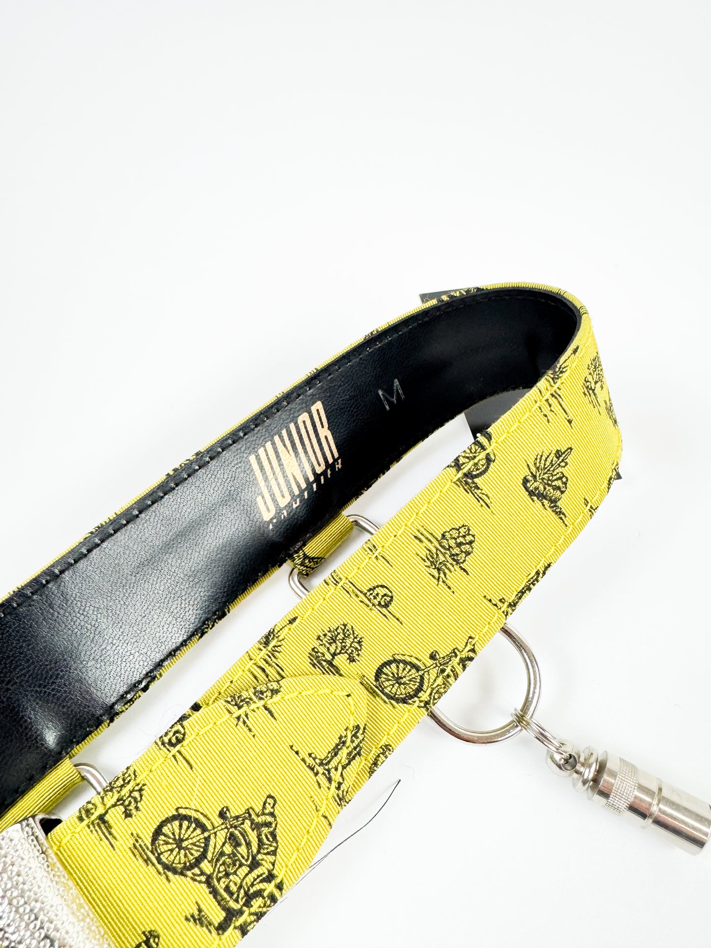 Jean Paul Gaultier Belt with D-Rings and Mini Flask 1988