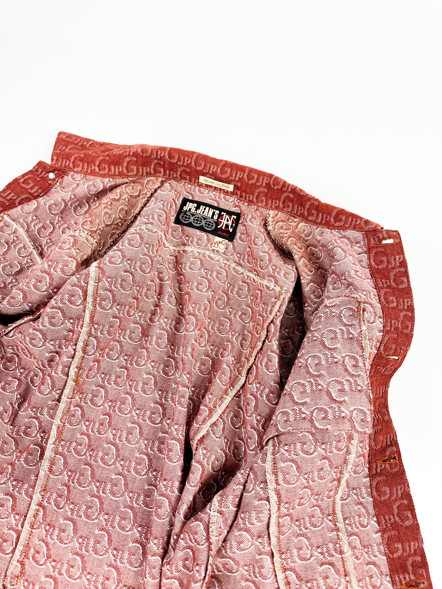 Jean Paul Gaultier Monogram Denim Jacket 2000s