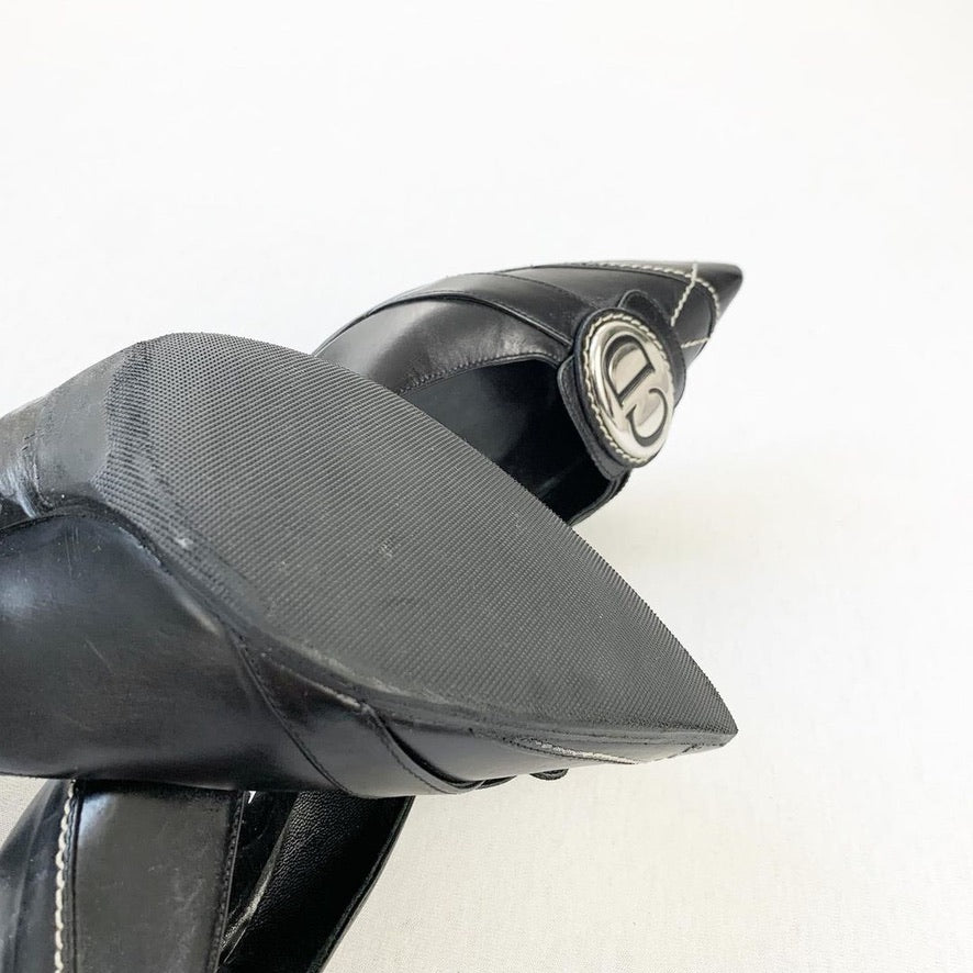 Dior by John Galliano "CD" Logo Heels 2006