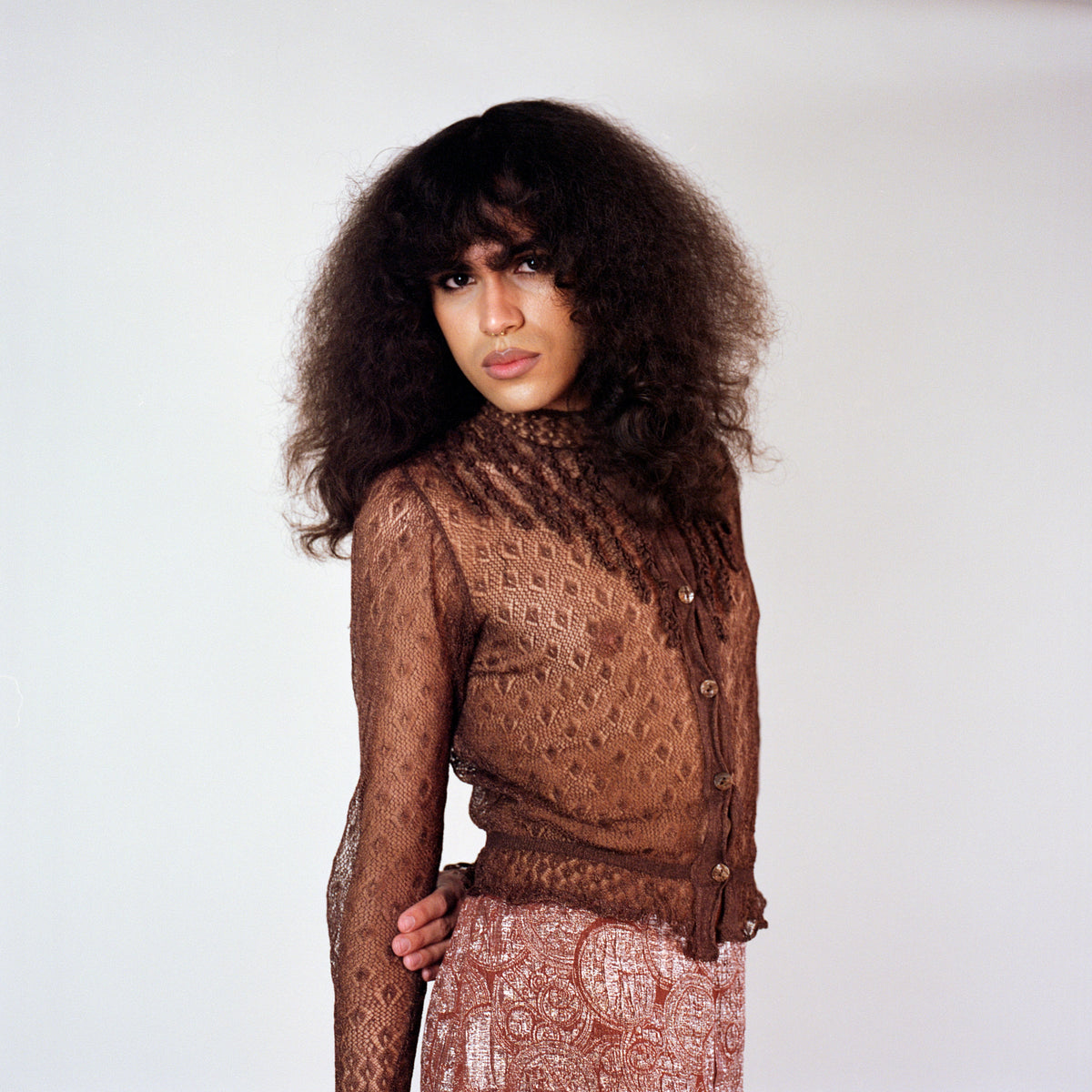 Jean Paul Gaultier Ruffled Knit Cardigan FW1995