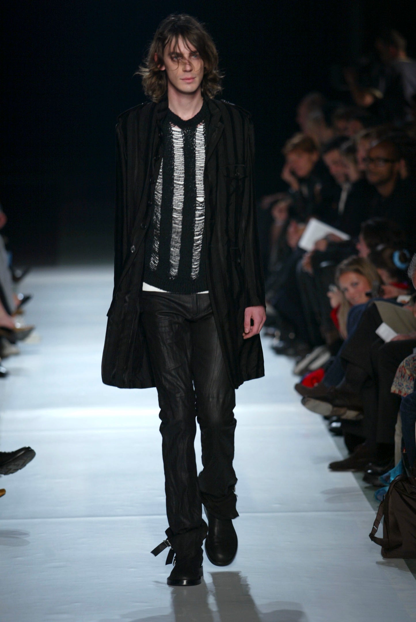 Ann Demeulemeester Distressed Boxy Knit Jumper SS2003