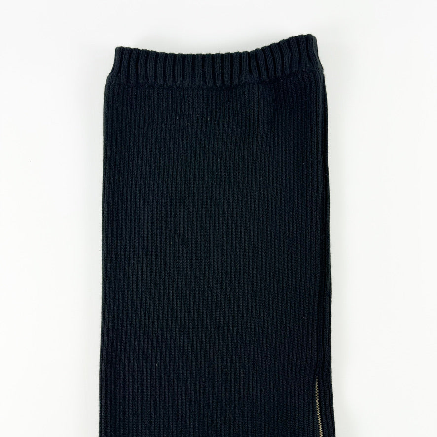Jean Paul Gaultier Black Knit Maxi Skirt FW1994