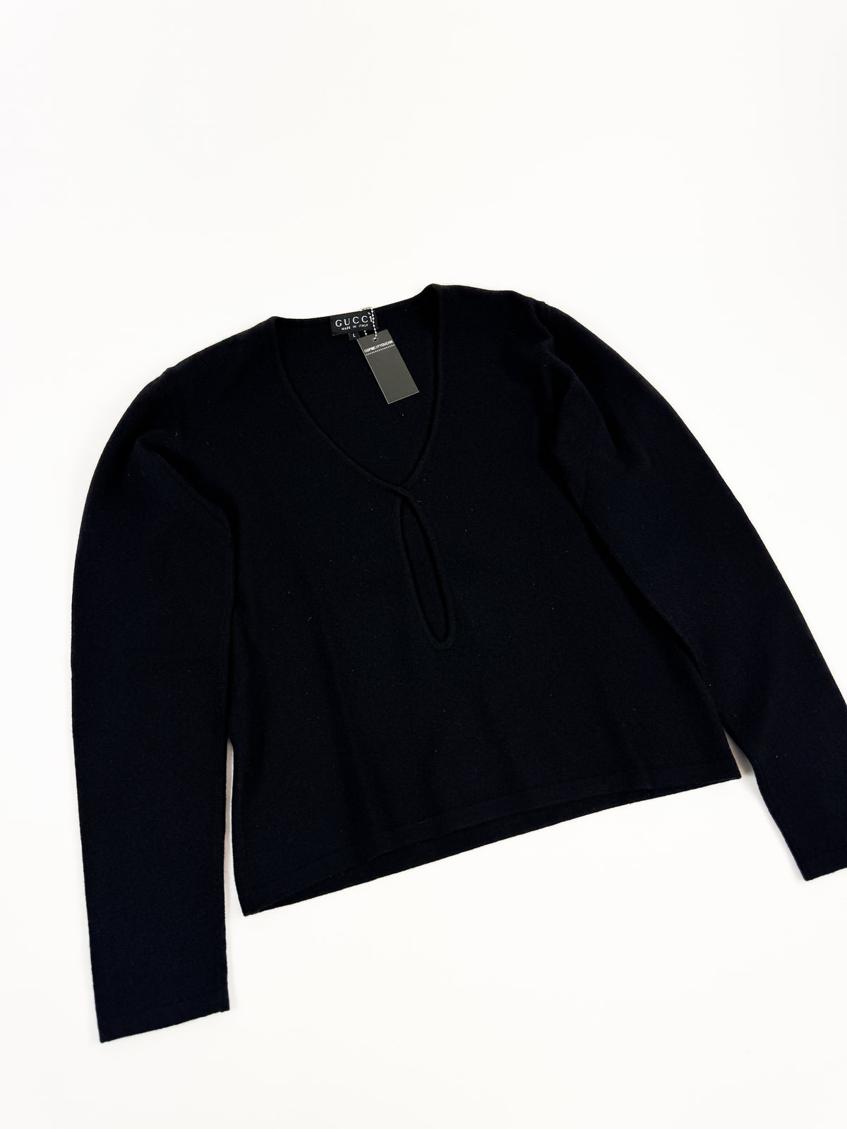 Gucci by Tom Ford Cut-Out Cashmere Jumper 1990s