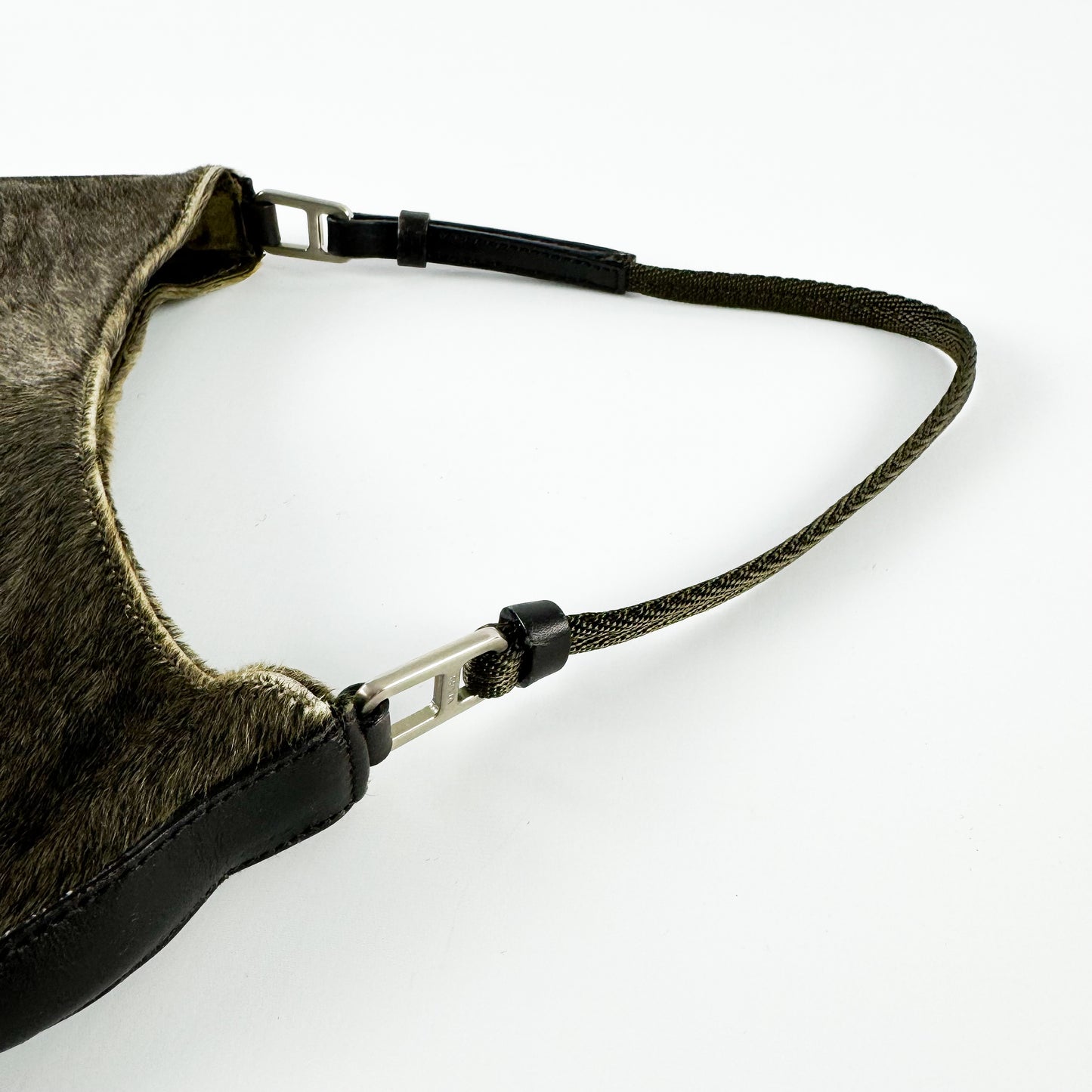Prada Fur & Leather Mini Shoulder Bag FW1999