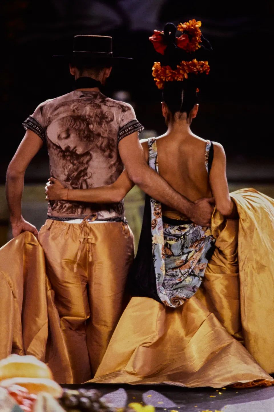 Jean Paul Gaultier "Hommage à Frida Kahlo" Runway Mesh Long Sleeve