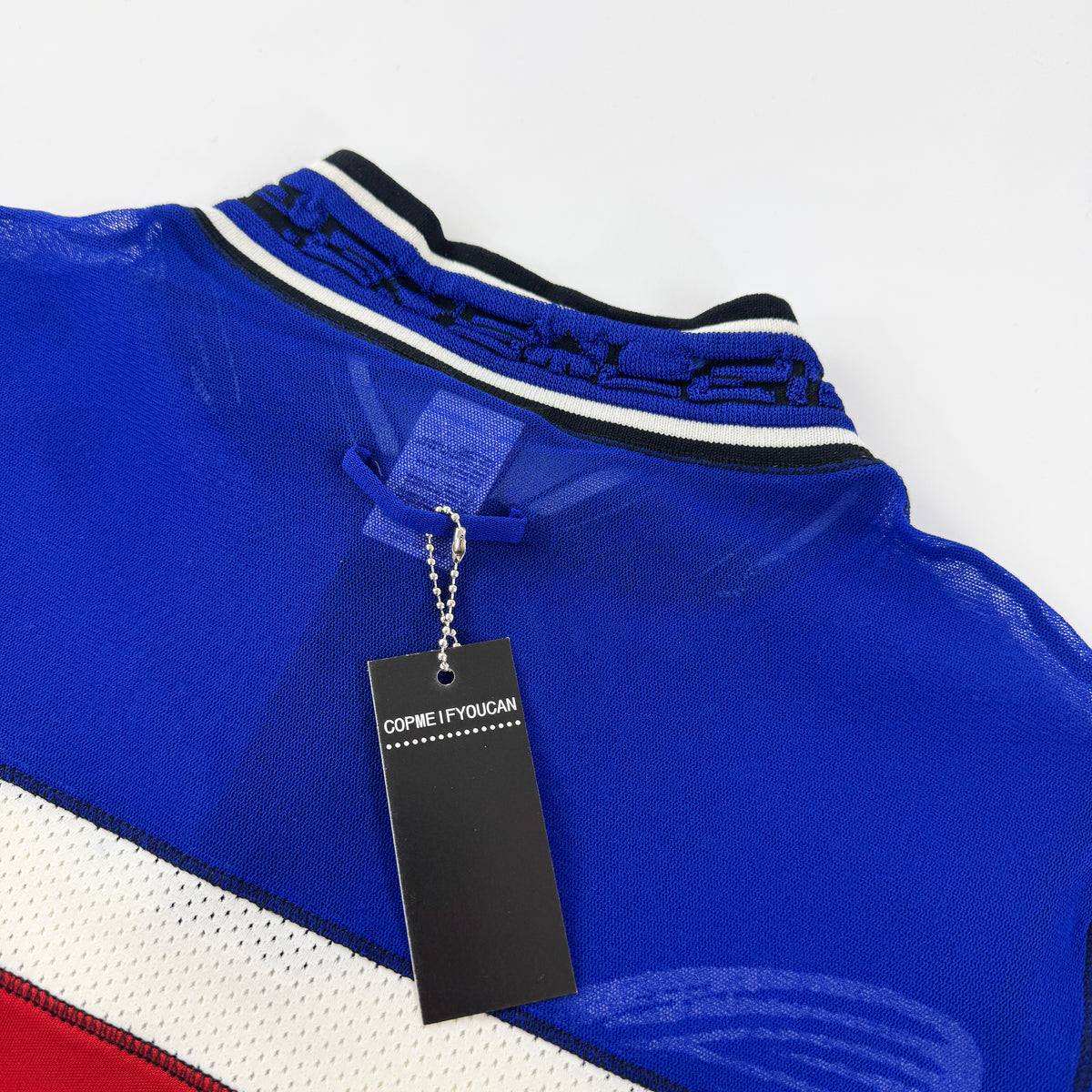 Jean Paul Gaultier Butterfly Polo Mesh T-Shirt 2000s