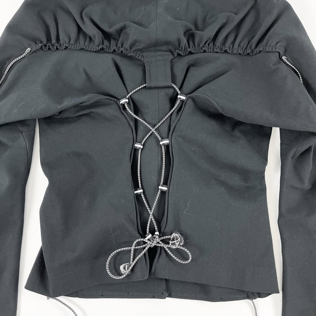 Issey Miyake Bungee Cord Drawstring Blouson Jacket SS2004