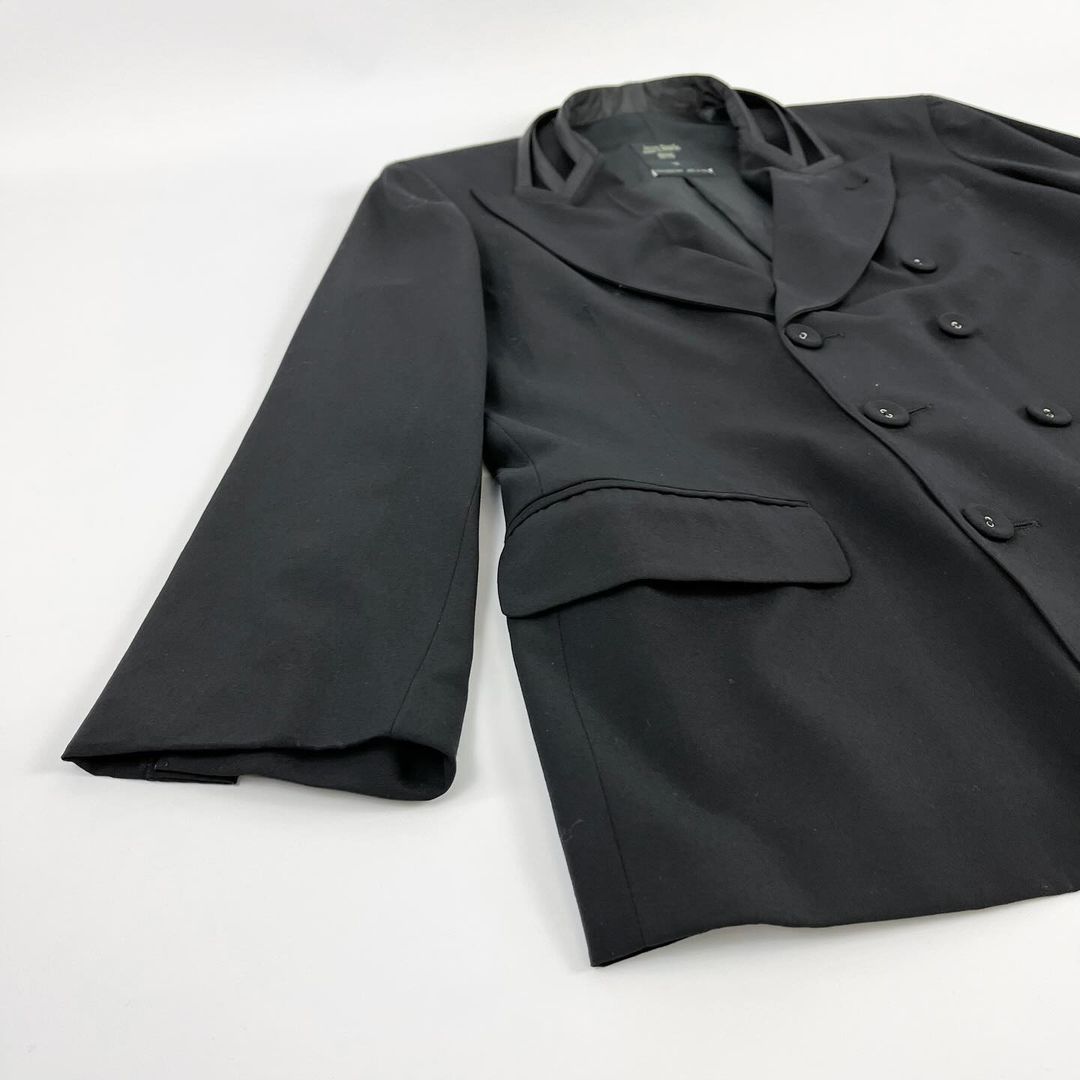 Jean Paul Gaultier Homme Boned Collar Blazer Jacket SS1989