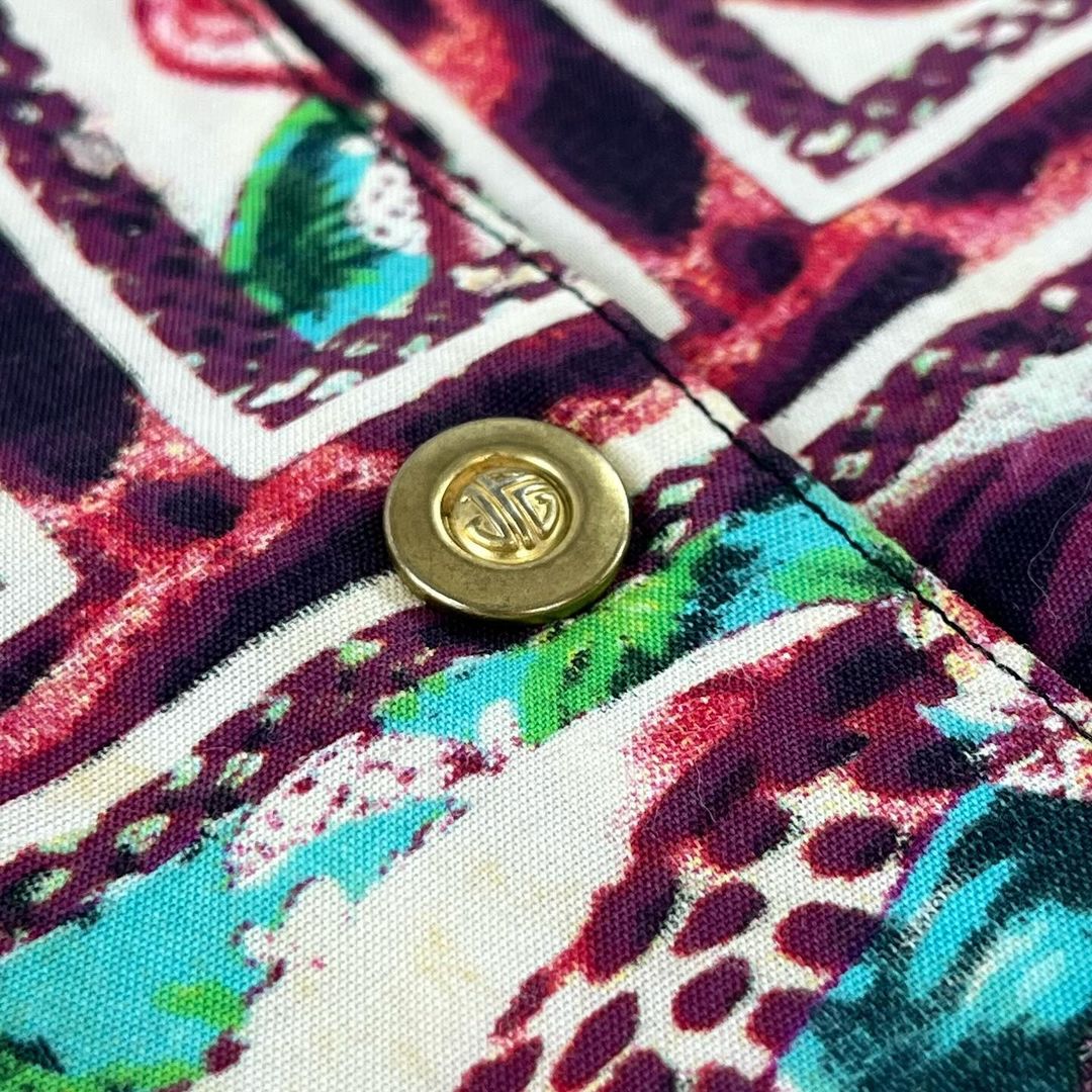Jean Paul Gaultier Tom Of Finland Portrait Button Up SS1996