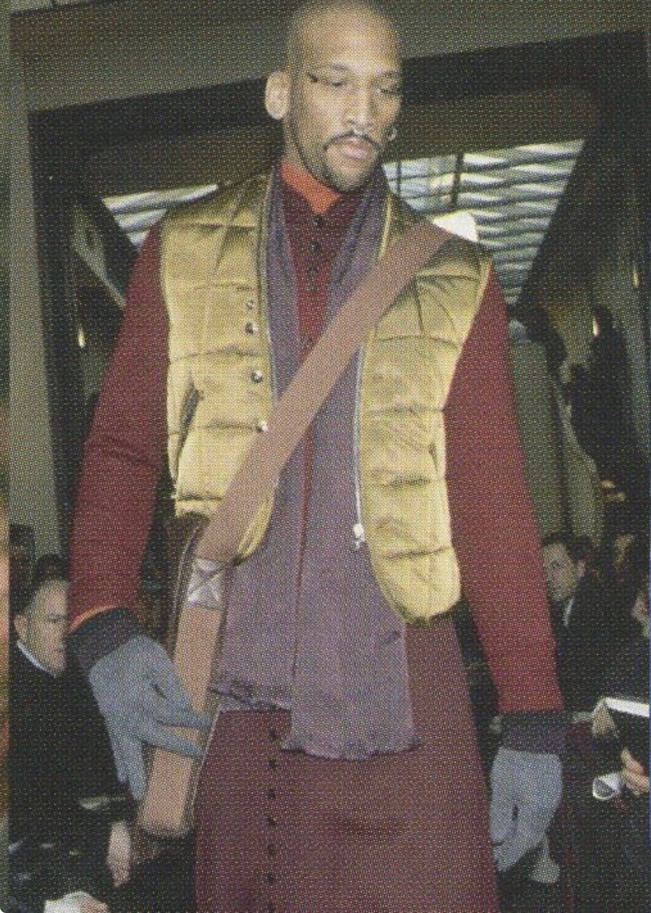 Jean Paul Gaultier "Heraldry" Satin Waist Coat Vest FW1994