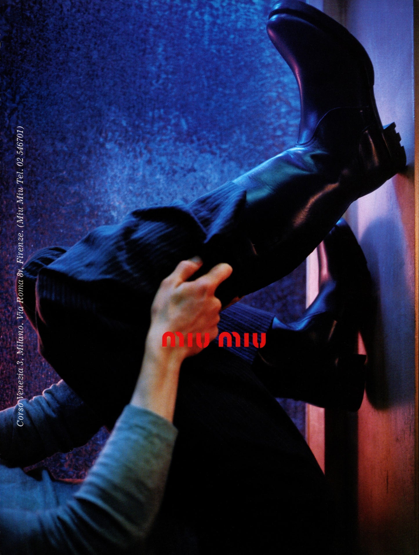 Miu Miu Men's Leather Derby Shoes FW2001