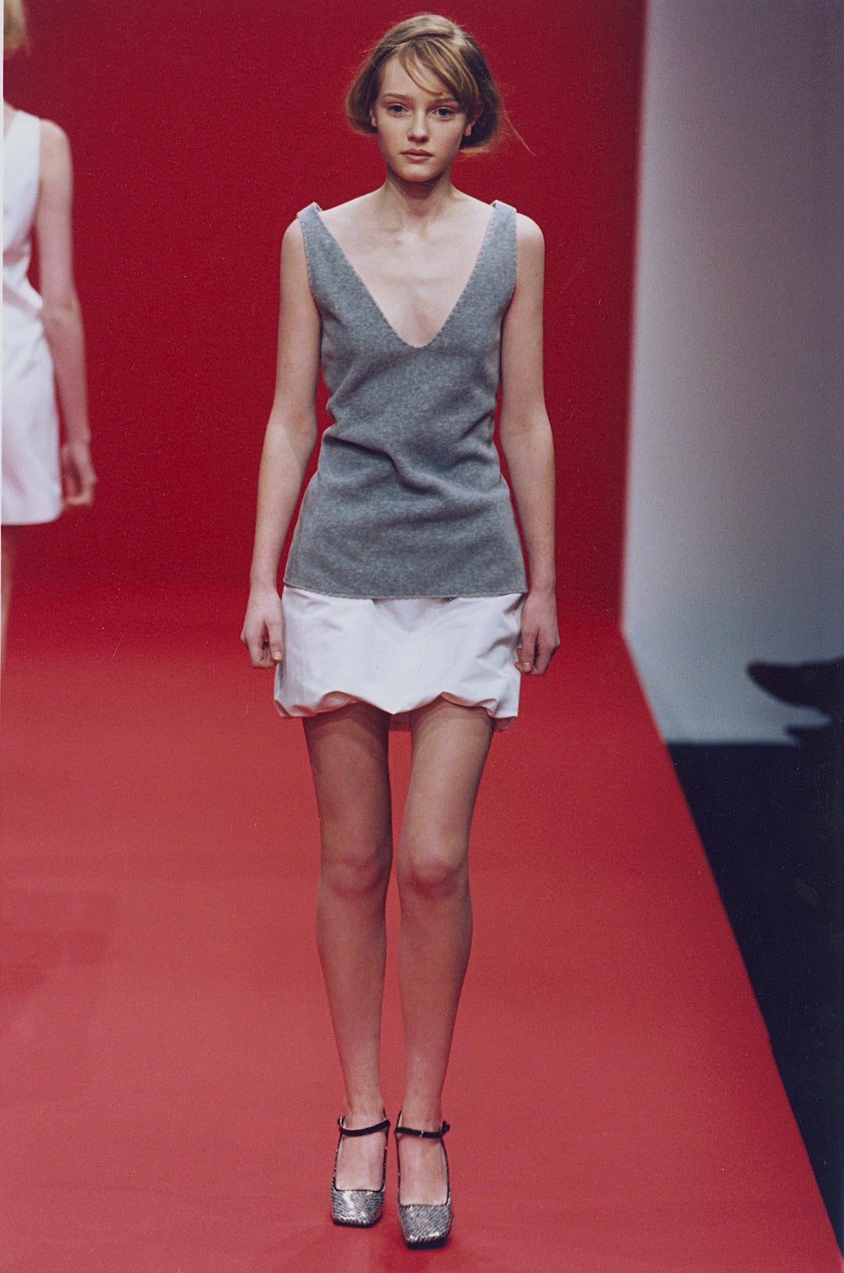 Miu Miu Wool Mini Wrap Skirt FW1998