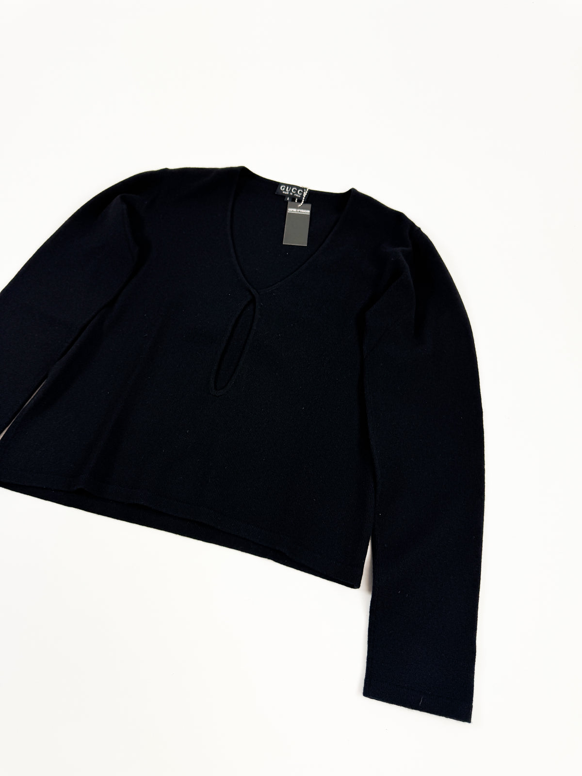 Gucci by Tom Ford Cut-Out Cashmere Jumper 1990s