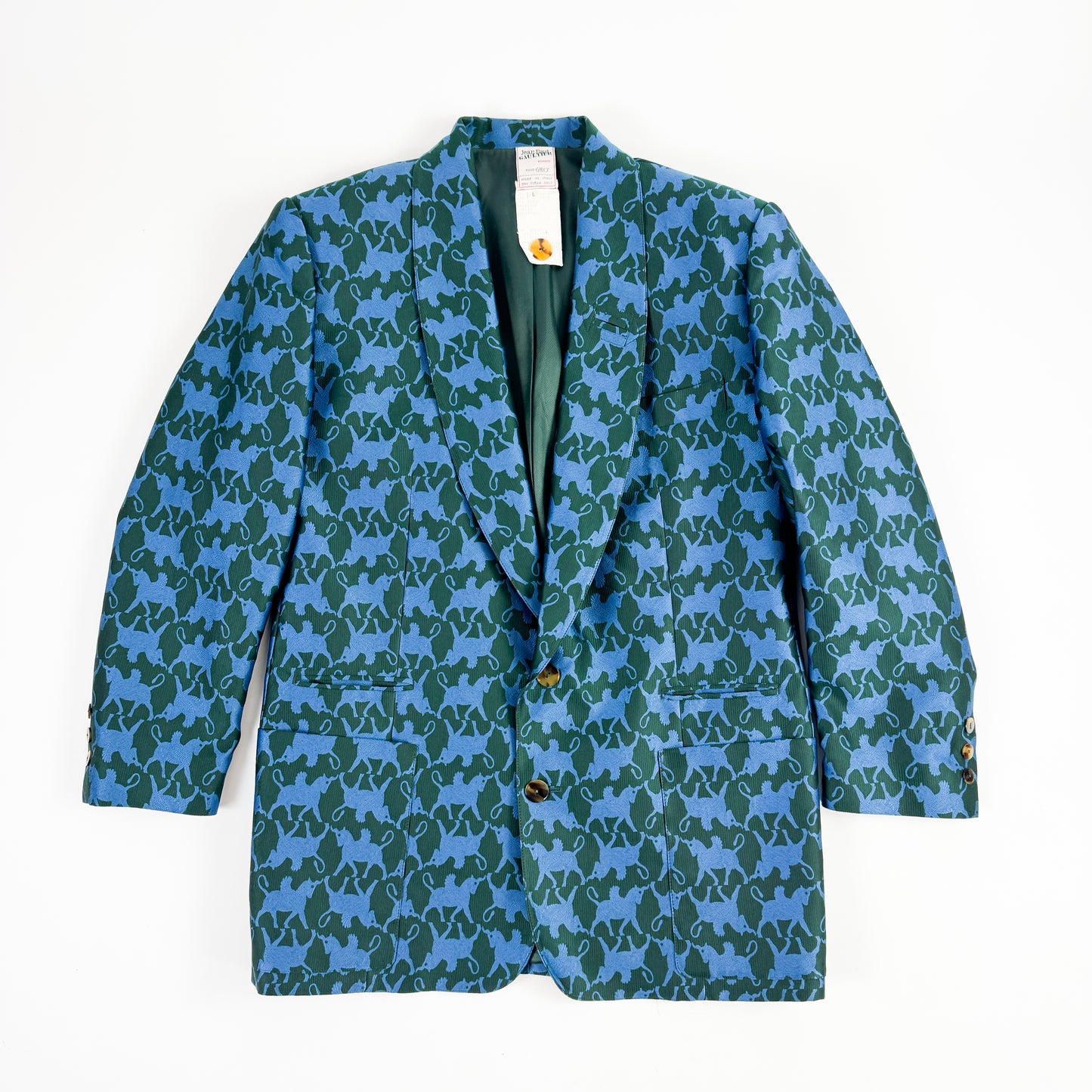 Jean Paul Gaultier Blue Pegasus Blazer FW1985