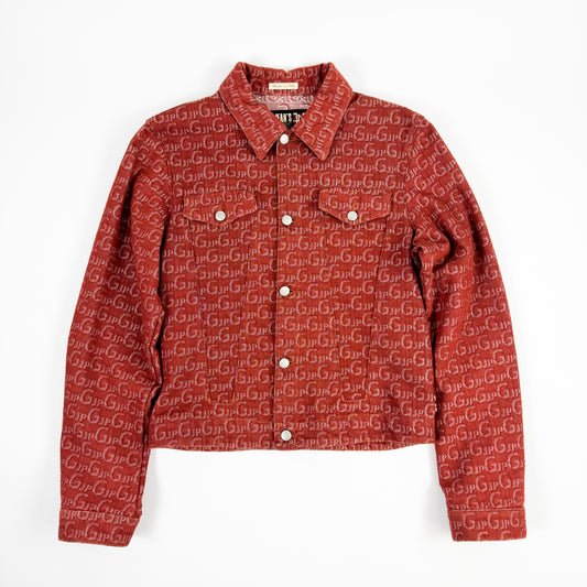 Jean Paul Gaultier Monogram Denim Jacket 2000s