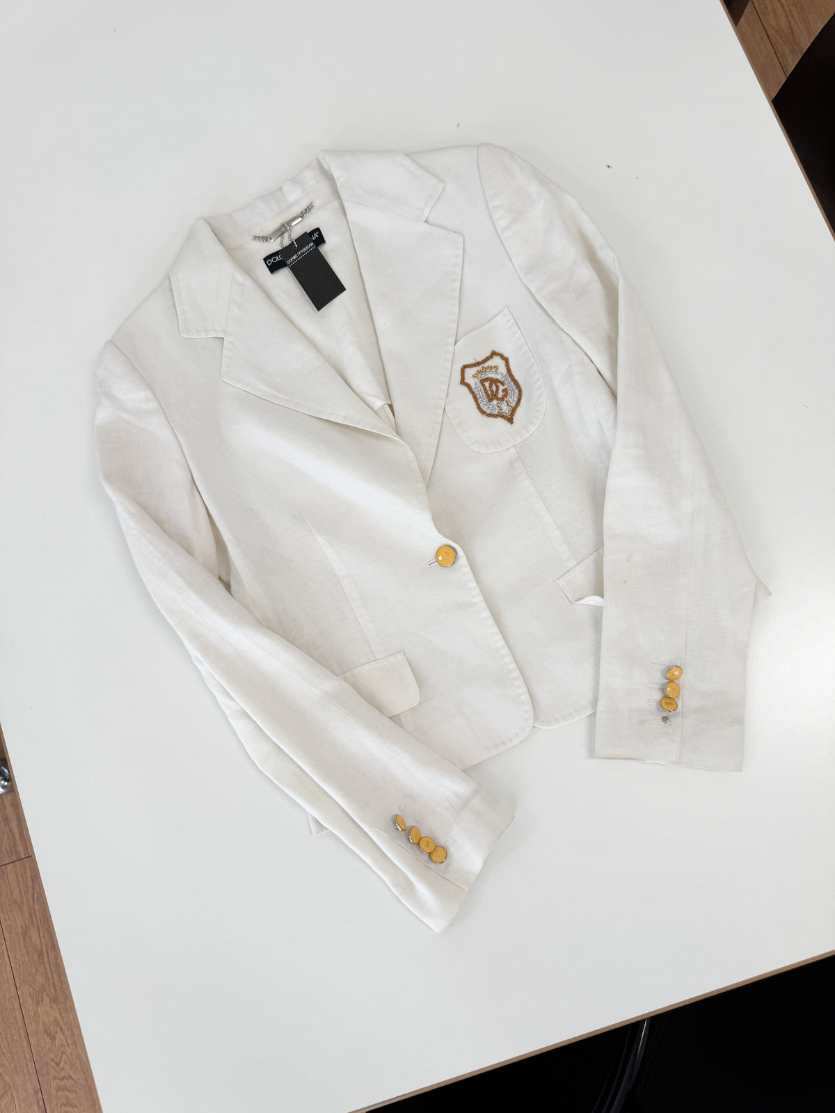 Dolce & Gabbana School Girl Logo Blazer 1990s