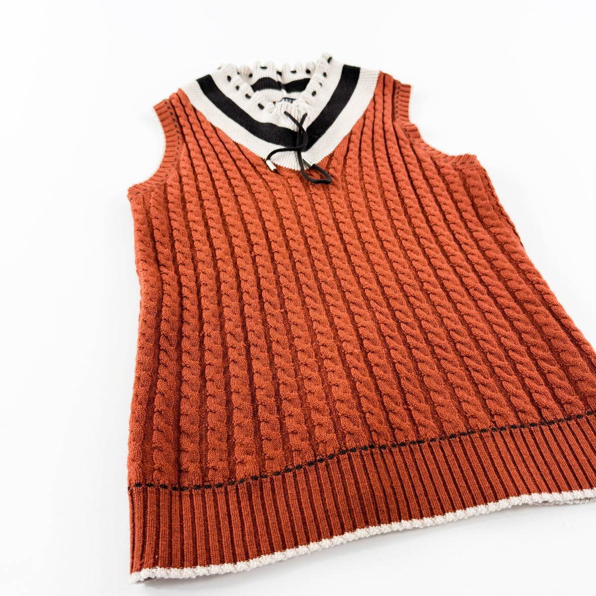 Gucci Drawstring V-Neck Knit FW2007