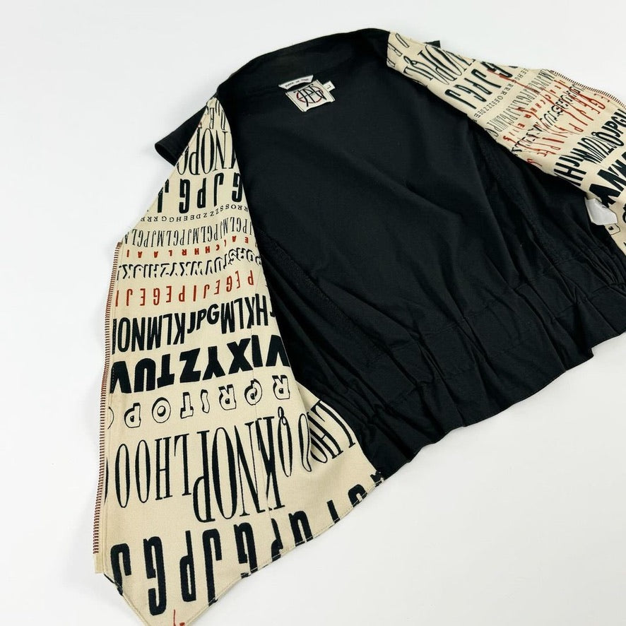 Jean Paul Gaultier Alphabet Zip-Up Waist Coat FW1994