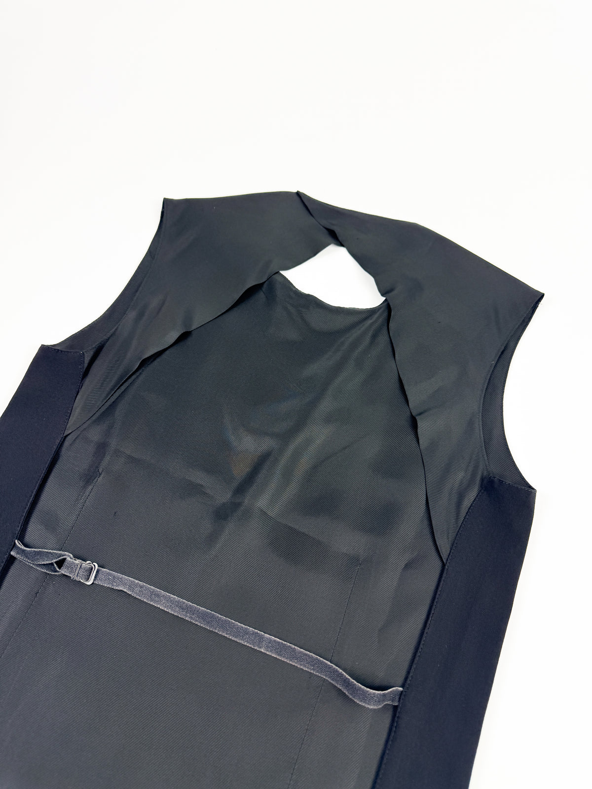 Ann Demeulemeester Backless Tailored Top with Strap 2000s
