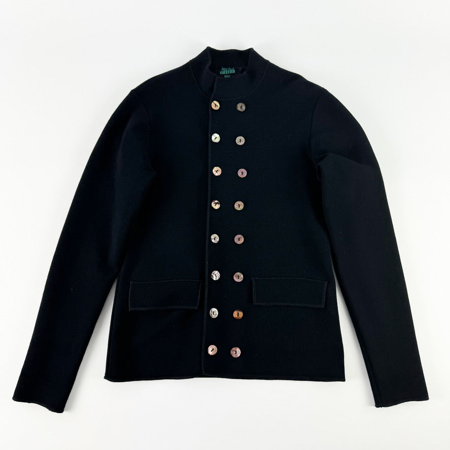 Jean Paul Gaultier Double Breasted Knit Jacket FW1995
