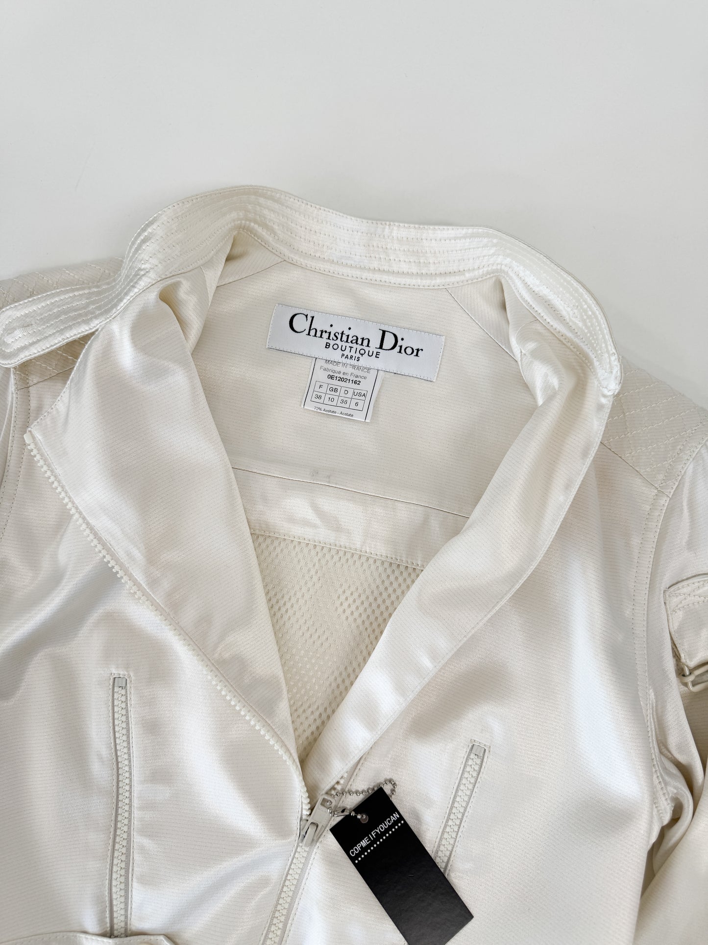 Dior by Galliano Satin Biker Runway Jacket SS2000