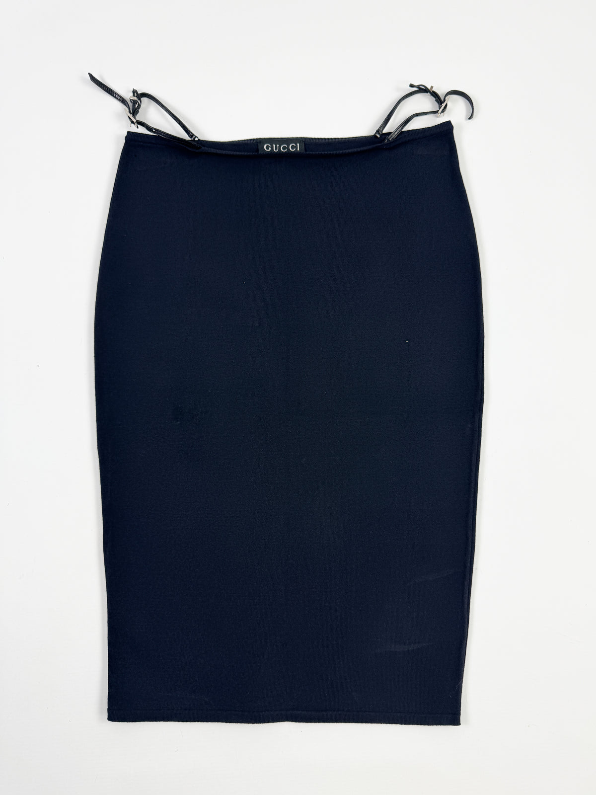 Gucci G-String Stretch Pencil Skirt SS1998
