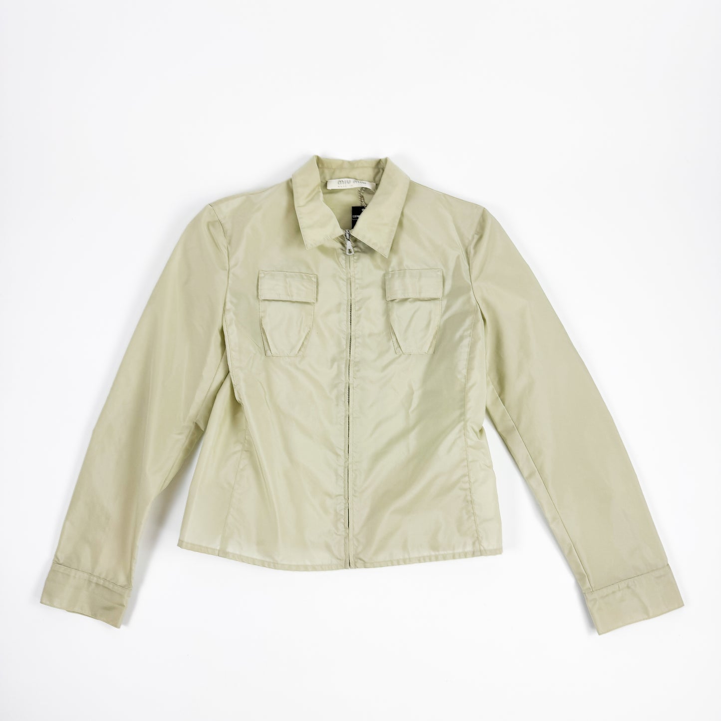 Miu Miu Nylon Zip-Up Jacket SS1999