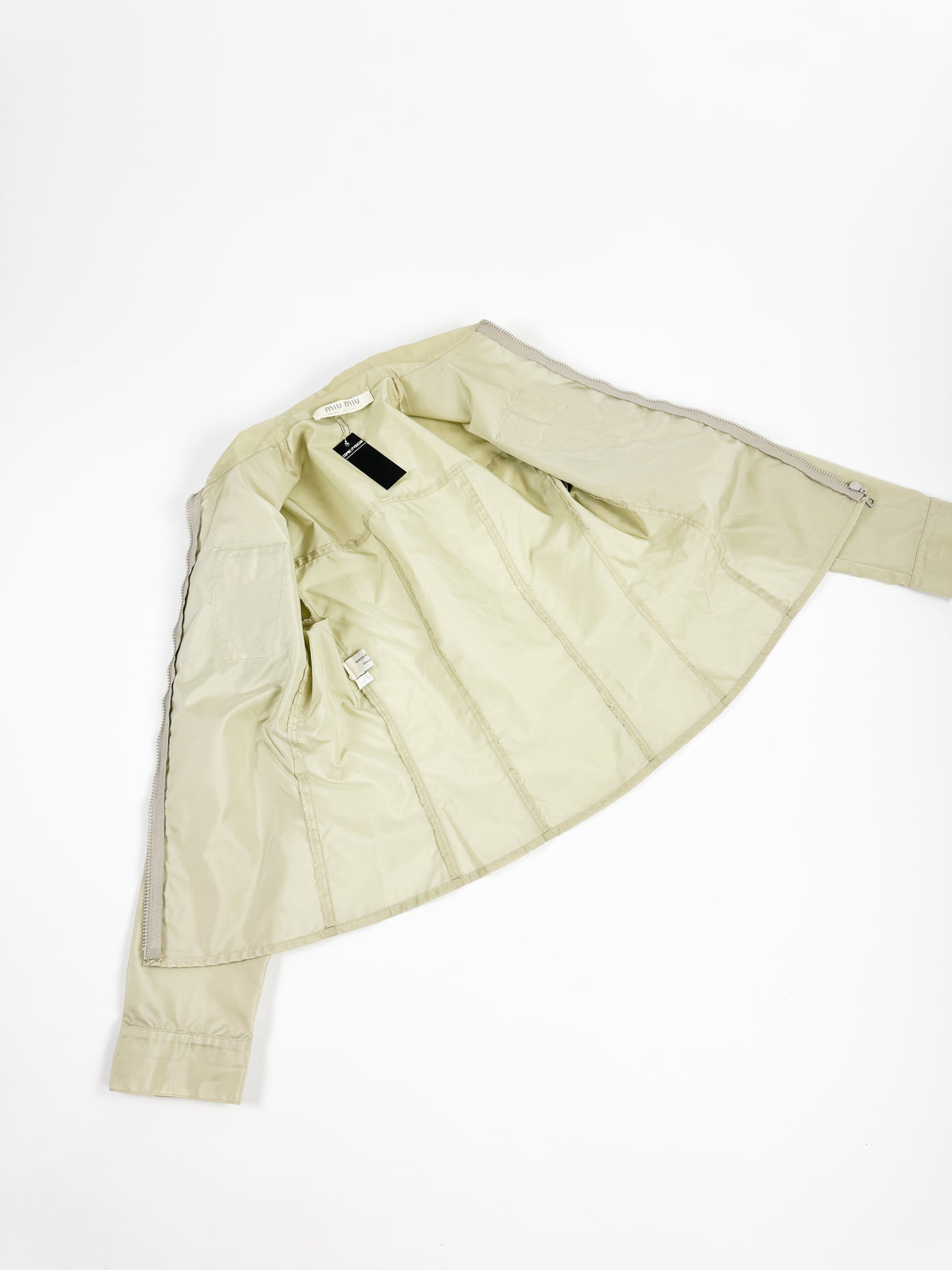 Miu Miu Nylon Zip-Up Jacket SS1999