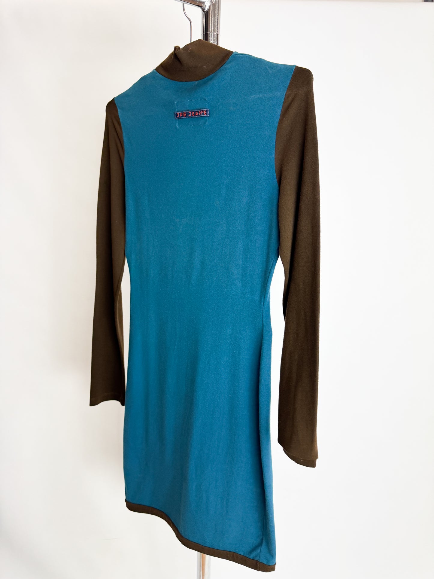 Jean Paul Gaultier NVI Mock Neck Dress