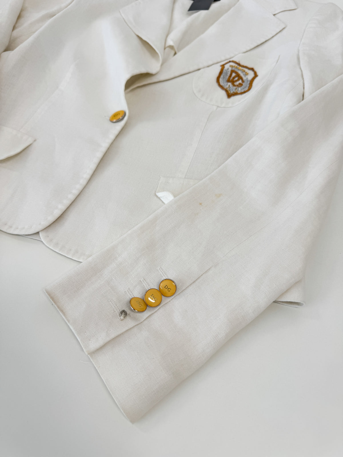 Dolce & Gabbana School Girl Logo Blazer 1990s