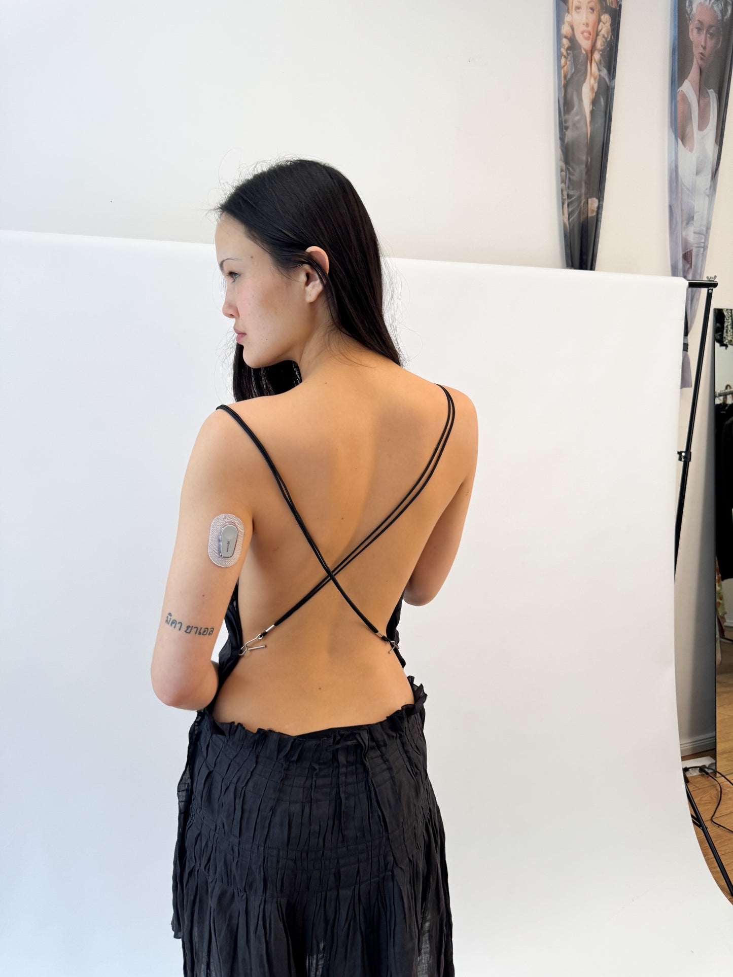 Jean Paul Gaultier Pleated Ramie Dress FW2002