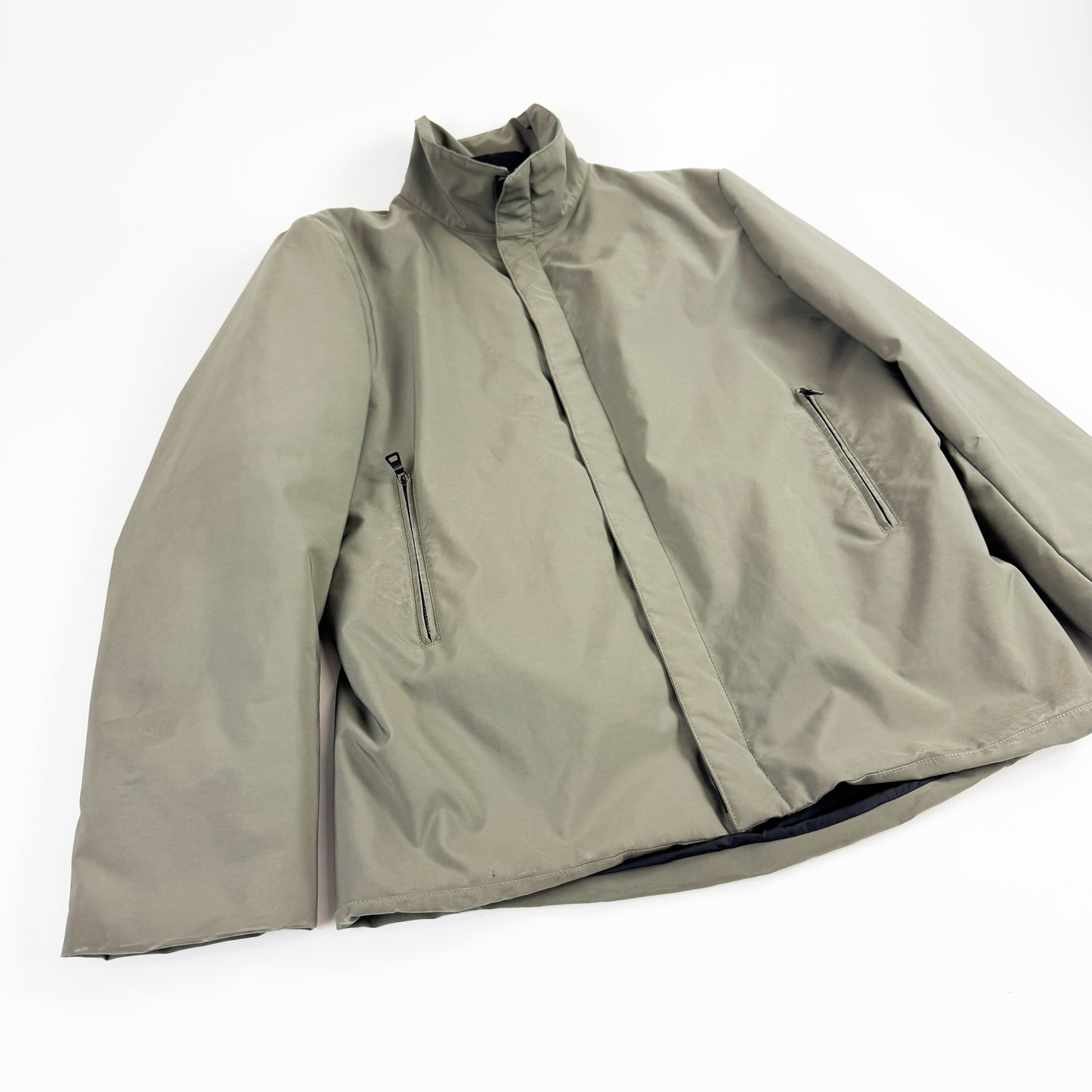 Prada Khaki Ski Puffer Jacket 1990s