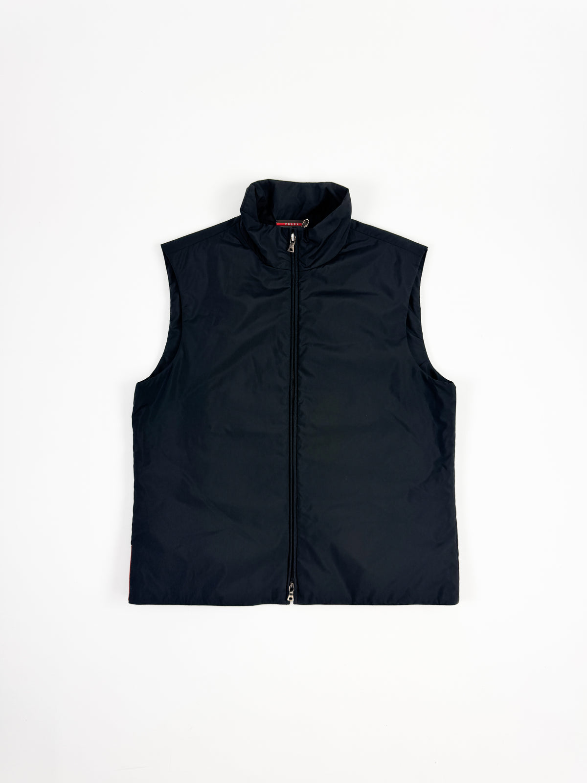 Prada Men's Linea Rossa Padded Nylon Vest 1990s