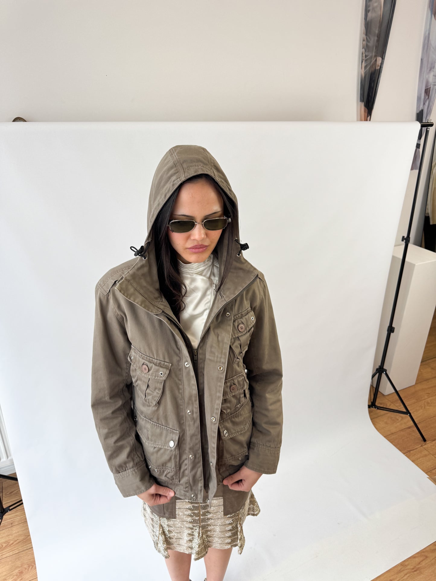 Daquared² Multi-Pocket Cargo Jacket FW2004