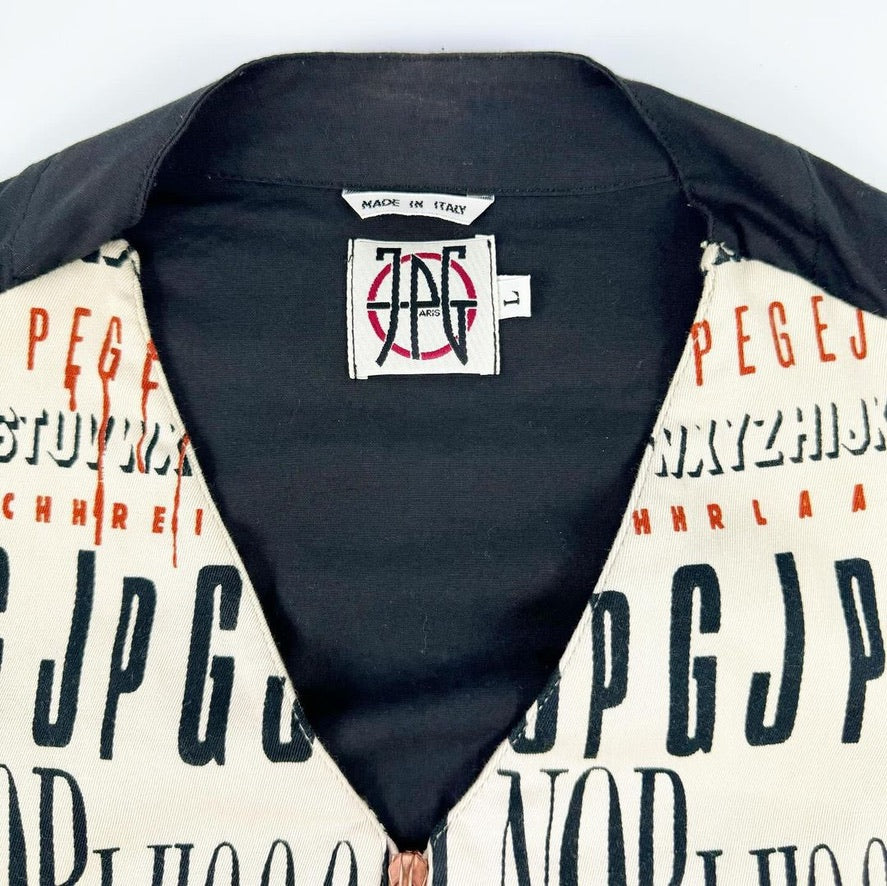 Jean Paul Gaultier Alphabet Zip-Up Waist Coat FW1994
