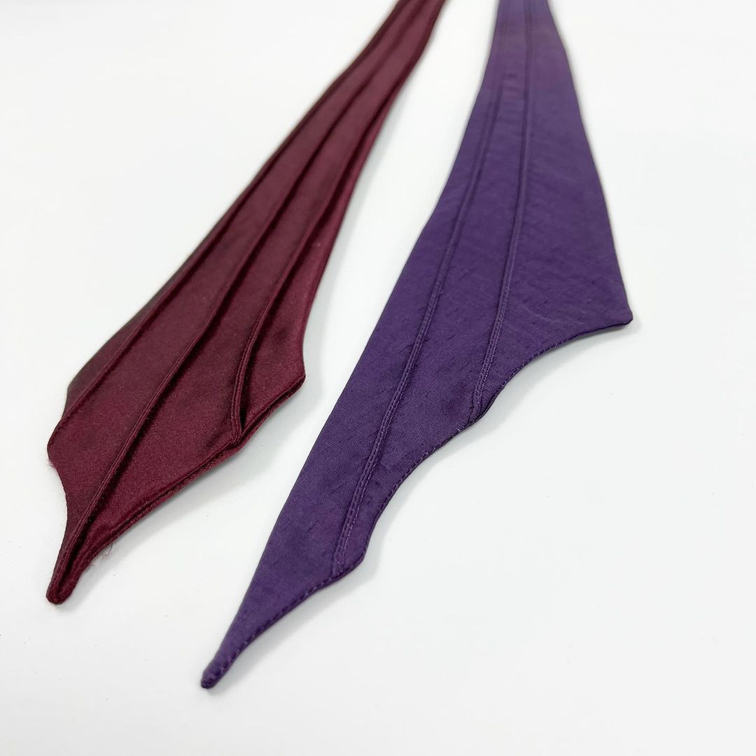 Thierry Mugler Batwing Silk Ties