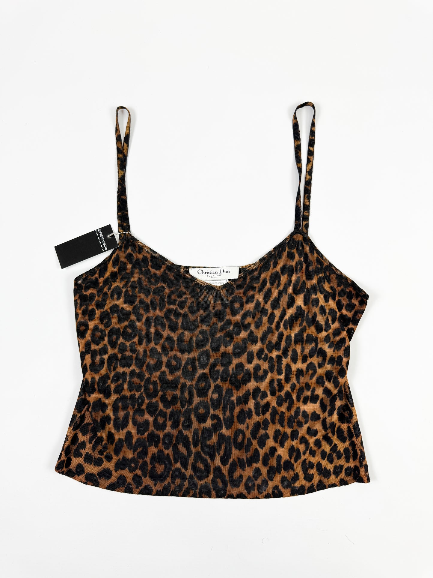 Dior Leopard Camisole Top FW2000
