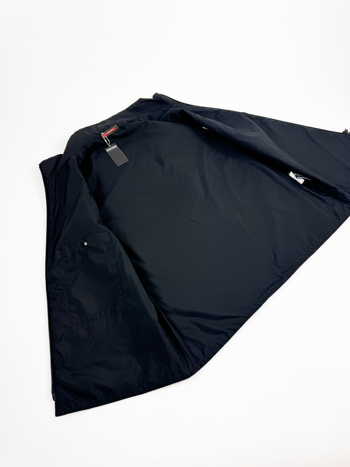 Prada Men's Linea Rossa Padded Nylon Vest 1990s