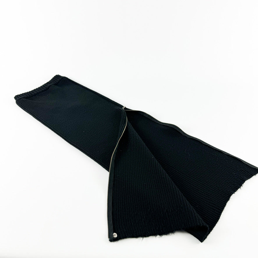 Jean Paul Gaultier Black Knit Maxi Skirt FW1994