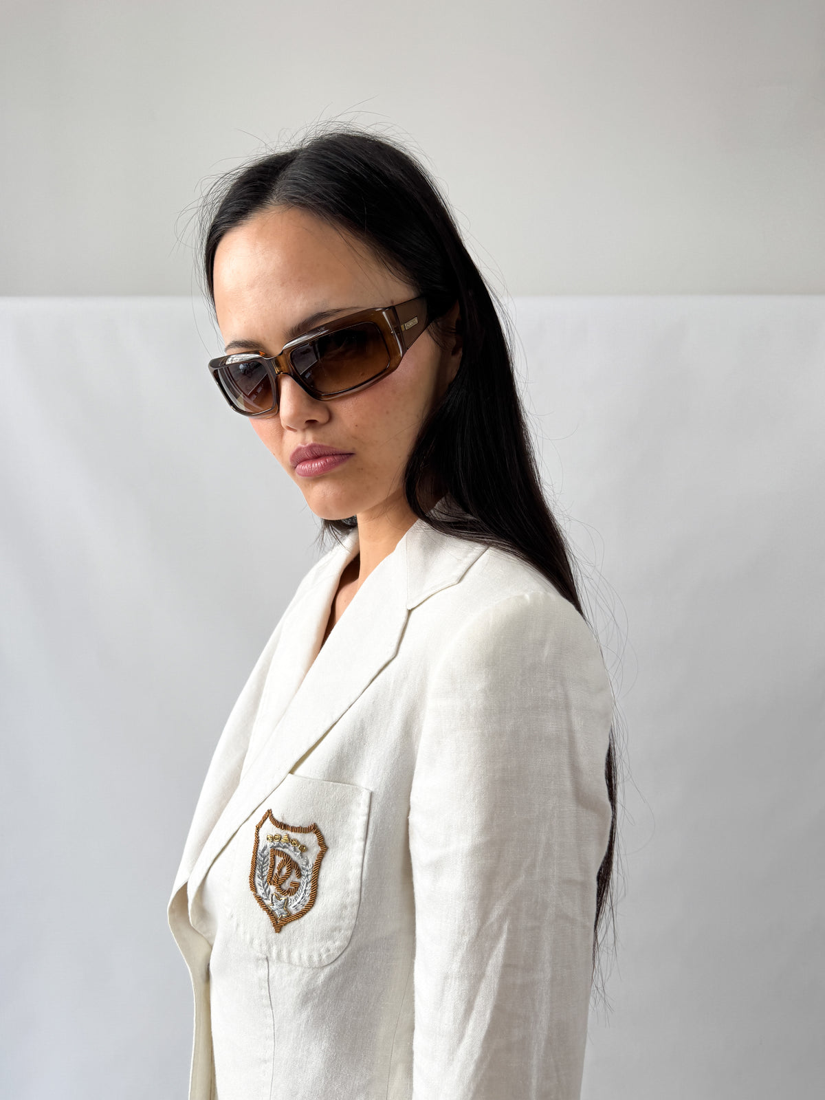 Dolce & Gabbana School Girl Logo Blazer 1990s