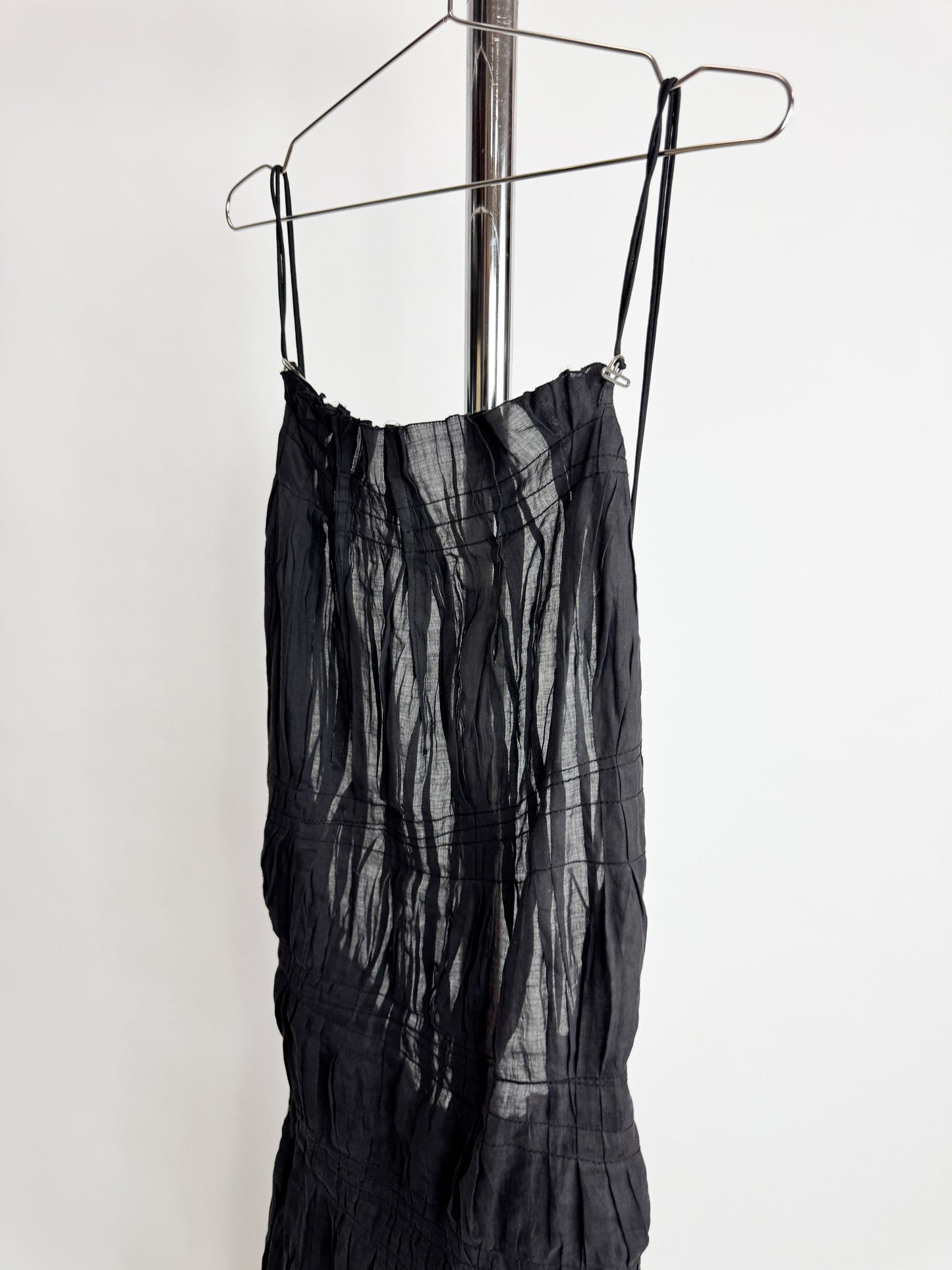 Jean Paul Gaultier Pleated Ramie Dress FW2002