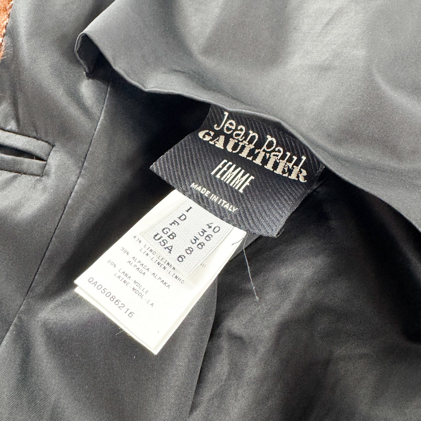 Jean Paul Gaultier Reversible Blazer Jacket 2003