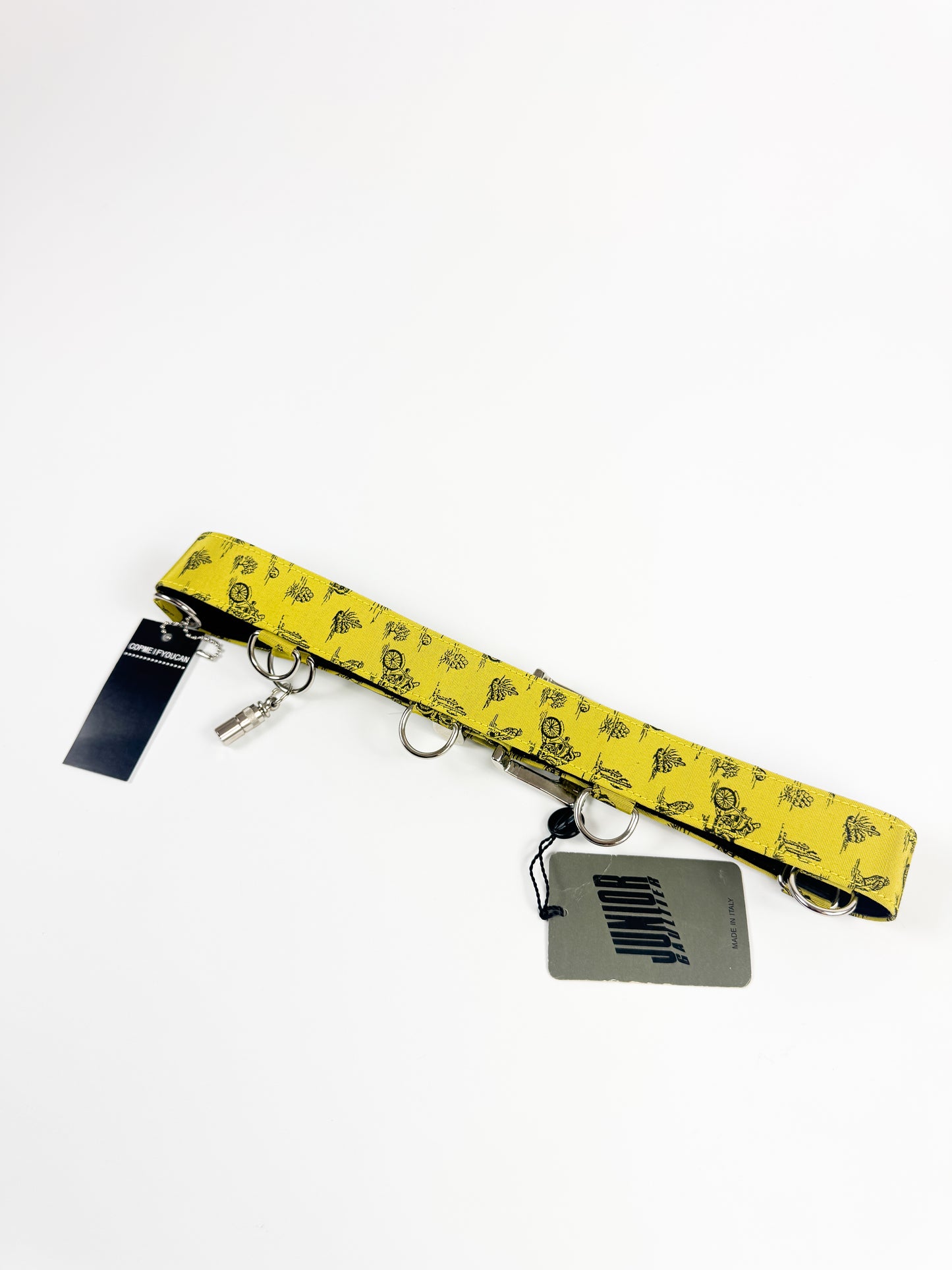 Jean Paul Gaultier Belt with D-Rings and Mini Flask 1988