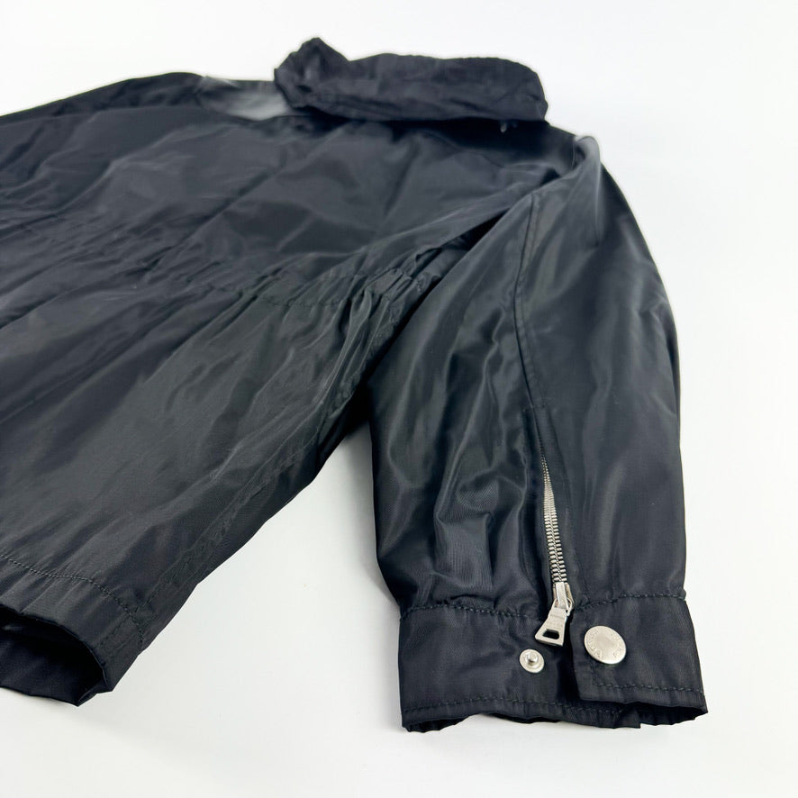 Prada Nylon & Leather Military-Inspired Parka FW1994