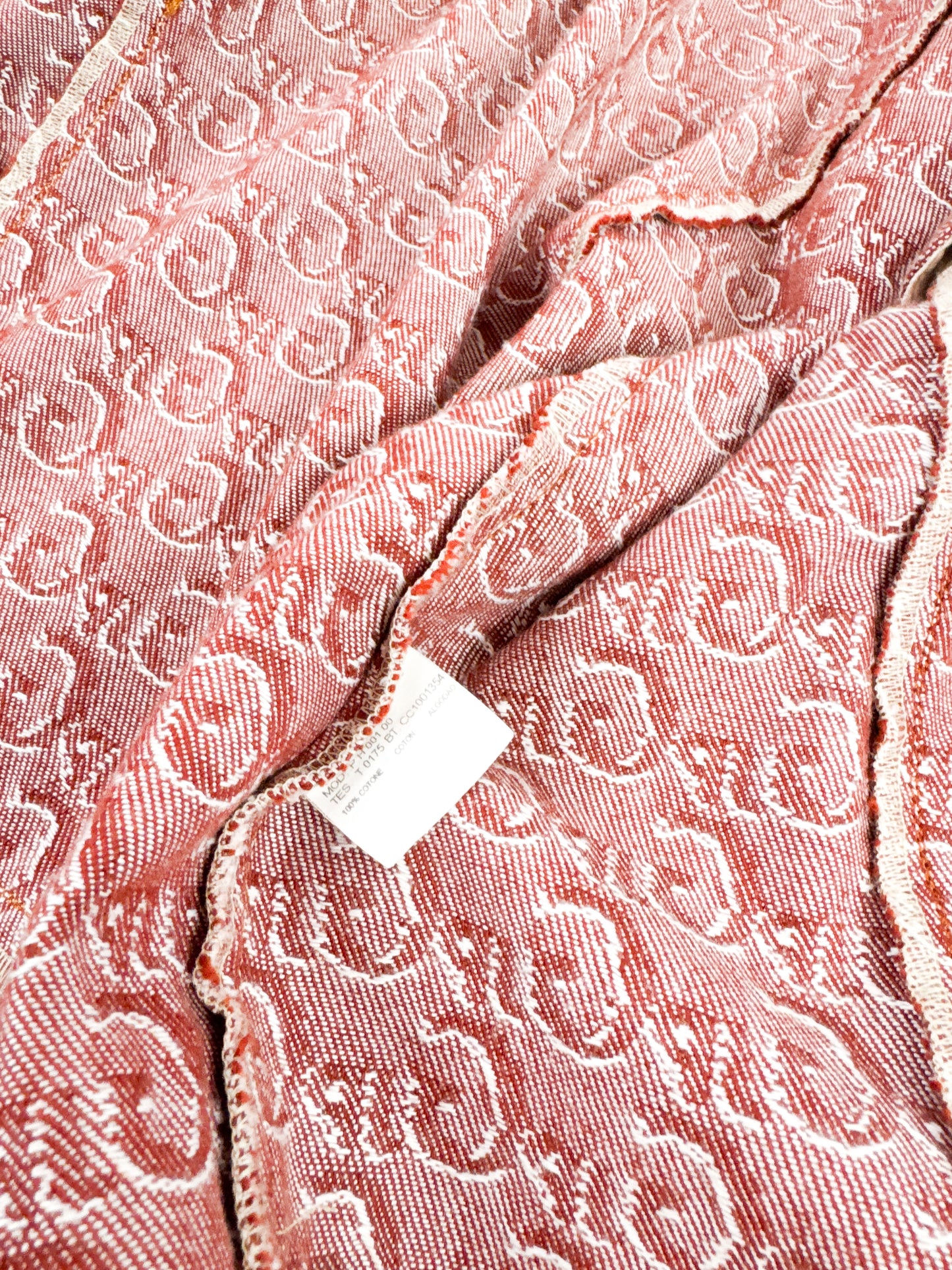 Jean Paul Gaultier Monogram Denim Jacket 2000s