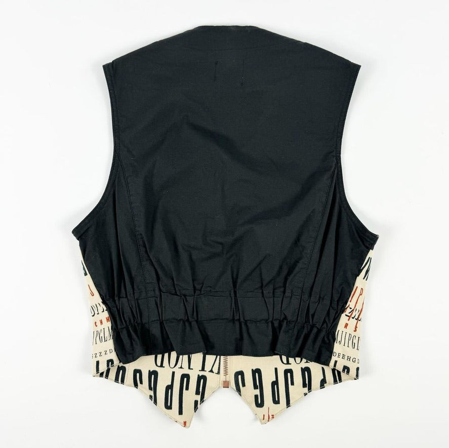 Jean Paul Gaultier Alphabet Zip-Up Waist Coat FW1994