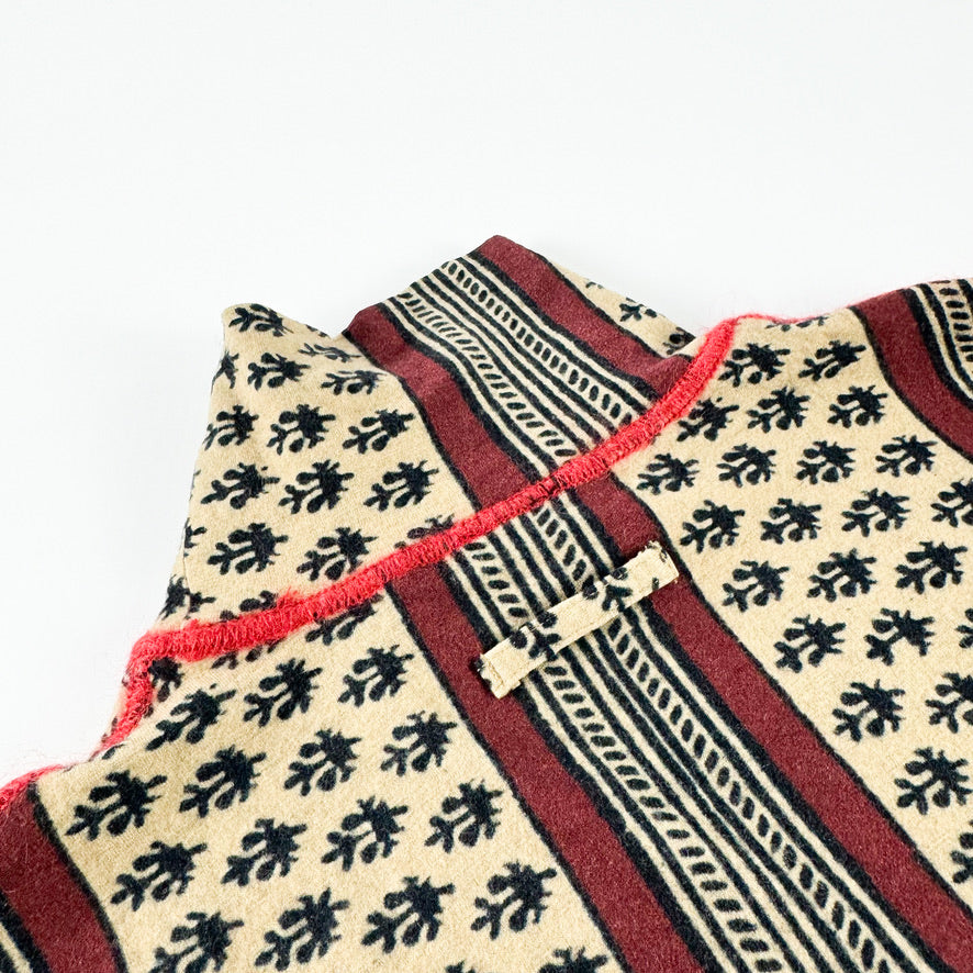 Jean Paul Gaultier Patterned Wool Turtle Neck 1990s