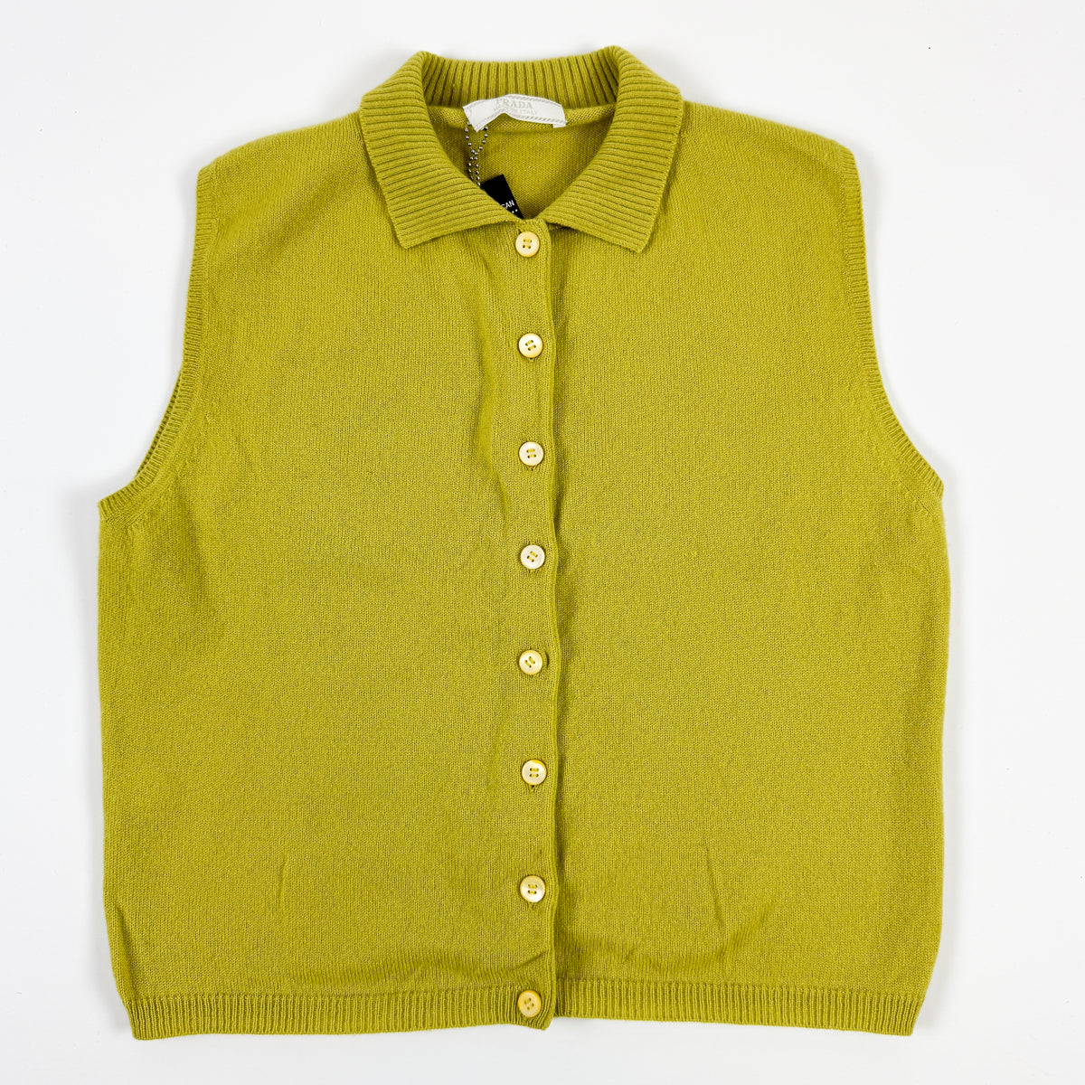 Prada Cashmere Button Up Top FW1996
